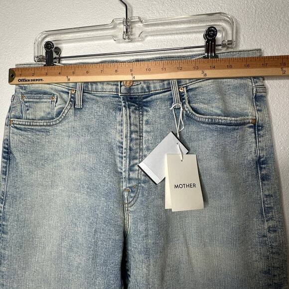 NWT Mother Light Acid Wash Button Fly tomcat Marrakesh Jeans 32 - Picture 12 of 16
